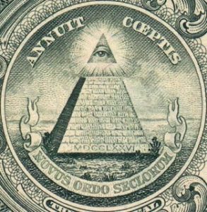 Egyptian Pyramid representing the Illuminati "New World Economic Order"