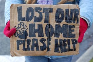 Thousands of Americans are now homeless due to banking failures and market crashes