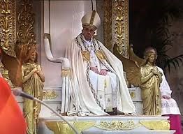 Francis on Throne