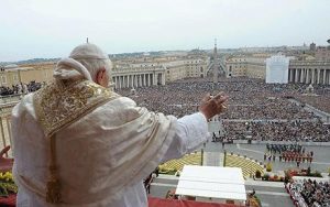 Benedict at St. Peters Square