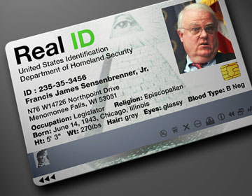 Real ID Card for identification