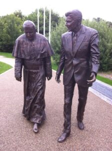 Graven images of RReagan and JPII