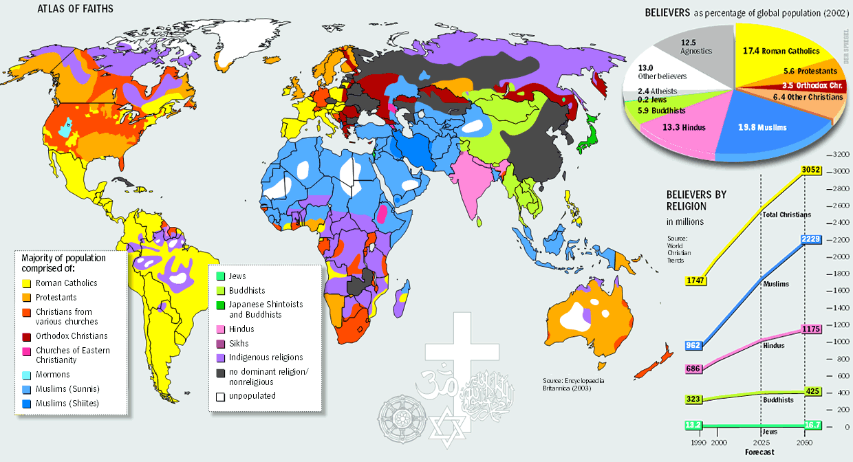 World Religions Map