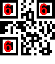 QR Code contains 666